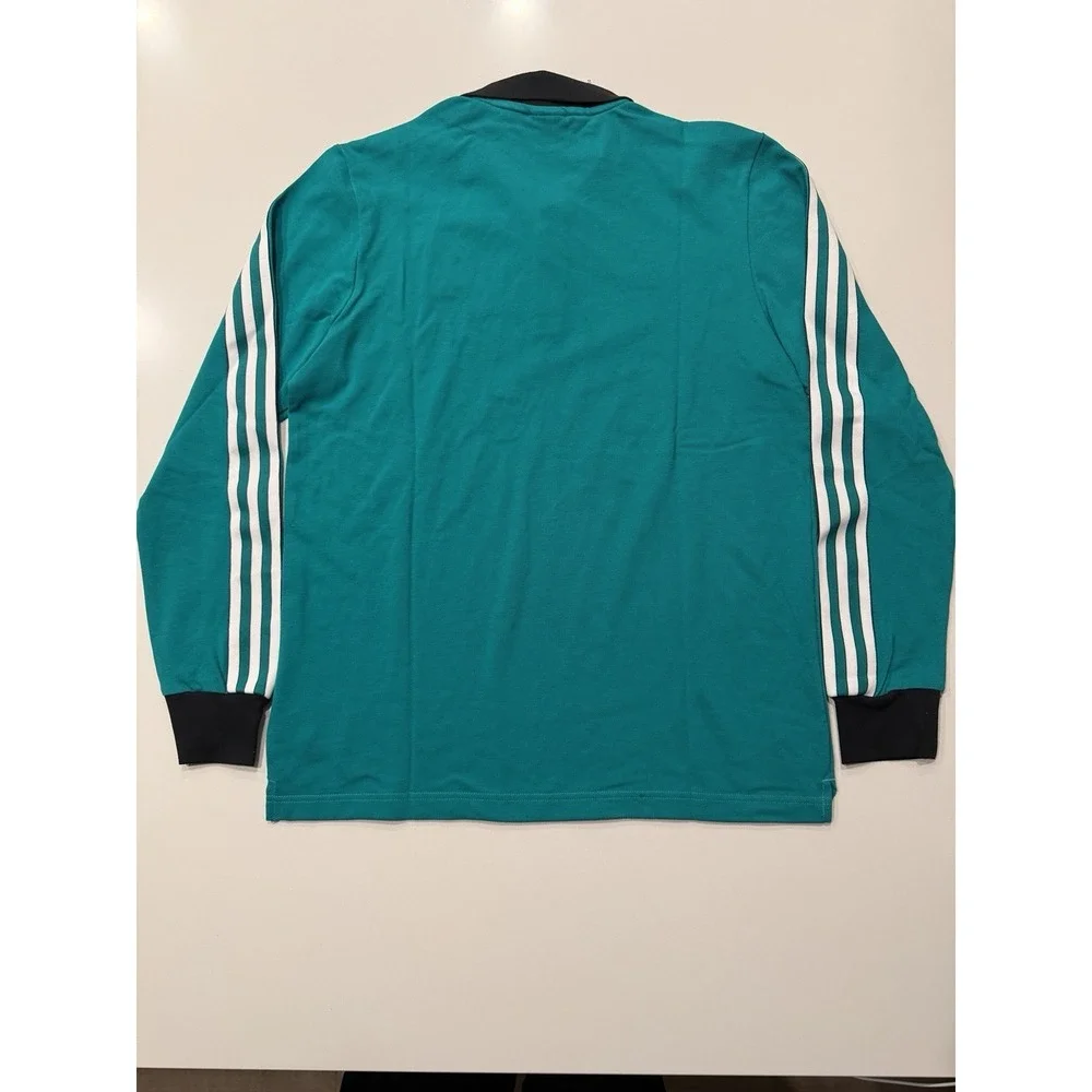 Adidas Liverpool FC Icon Polo Shirt Sea Green JW5471 Mens Medium NWT